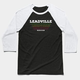 I Love Leadville Colorado USA Vintage Baseball T-Shirt